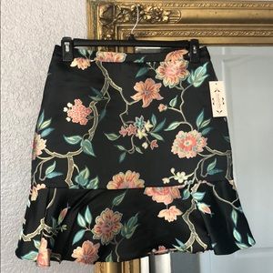 BLK/MULTI EASTERN OPULENCE SKIRT